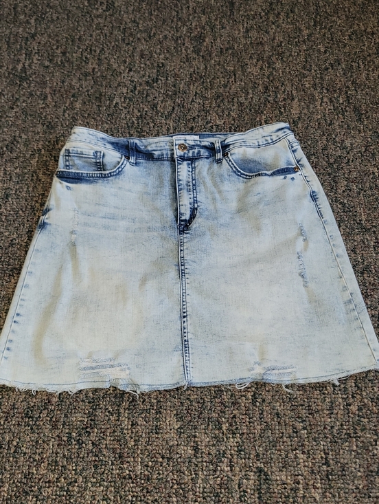 sofia by sofia vergara Dresses & Skirts - sofia by sofia vergara Light Blue Denim A-Line Mini Skirt